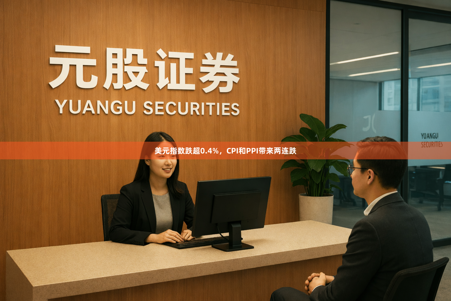 美元指数跌超0.4%，CPI和PPI带来两连跌