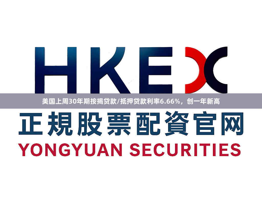 美国上周30年期按揭贷款/抵押贷款利率6.66%，创一年新高