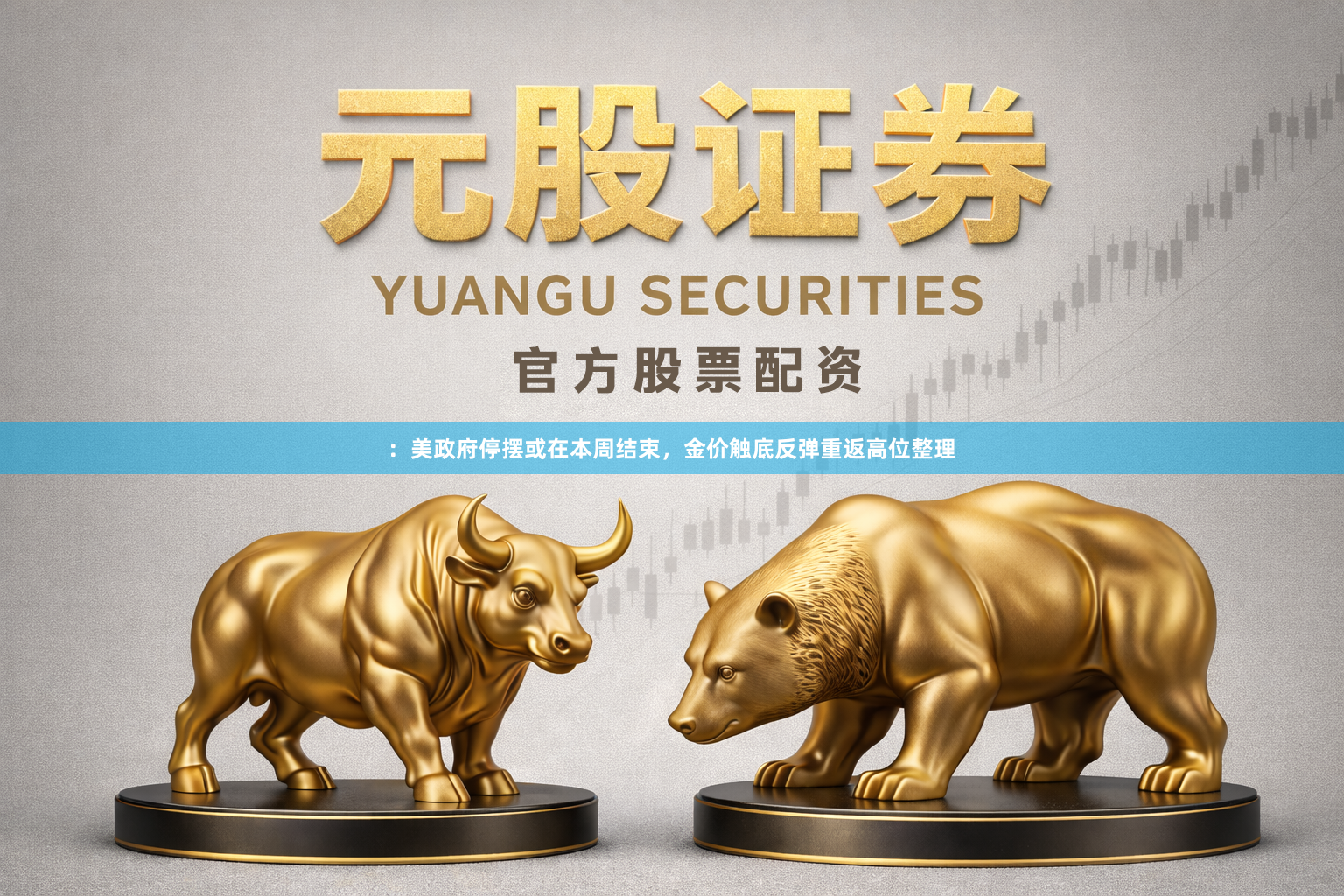 ：美政府停摆或在本周结束，金价触底反弹重返高位整理
